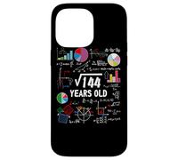 Carcasa para iPhone 14 Pro MAX Square Root of 144 12th Birthday 12 Year Old Math Nerd