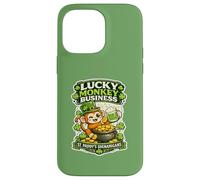 Carcasa para iPhone 14 Pro MAX St Paddy's Shenanigan Lucky Monkeys Irish Monkey Monkey Punch
