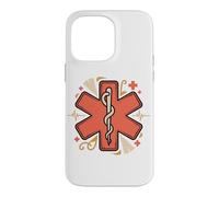 Carcasa para iPhone 14 Pro MAX Star of Life Symbol Paramedic EMT EMS Emergency