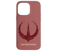 Carcasa para iPhone 14 Pro MAX Star Wars Andor I Have Friends Everywhere Quote Rebel Logo