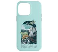 Carcasa para iPhone 14 Pro MAX Star Wars: The Mandalorian and Grogu Galaxy's Most Wanted
