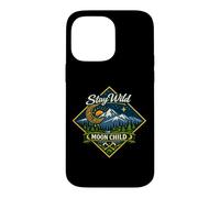 Carcasa para iPhone 14 Pro MAX Stay Wild Moon Child Montaña Naturaleza Aventura Boho