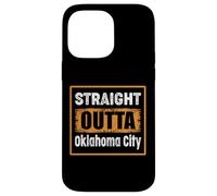 Carcasa para iPhone 14 Pro MAX Straight Outta Oklahoma City, Oklahoma, EE. UU., Retro Envejecido