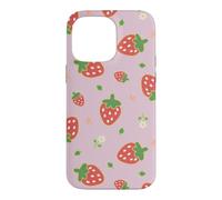 Carcasa para iPhone 14 Pro MAX Strawberry Floral Garden Cottagecore Aesthetic