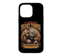 Carcasa para iPhone 14 Pro MAX Strongman It's A Calling I Move Heavy Things Stones Lifting