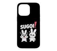 Carcasa para iPhone 14 Pro MAX Sugoi! Funny Chibi Anime Bunny Kawaii Manga Comedia