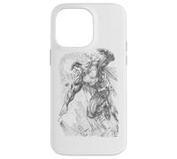 Carcasa para iPhone 14 Pro MAX Superman Pencil City To Space Sketch