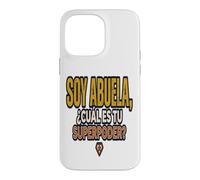 Carcasa para iPhone 14 Pro MAX Superpoderes of Abuela Frase Divertida para Abuelas