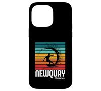 Carcasa para iPhone 14 Pro MAX Surf Newquay Cornwall Playa Vintage Retro Surf