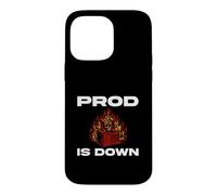 Carcasa para iPhone 14 Pro MAX SysAdmin Prod Is Down Server On Fire Devops Tech Humor