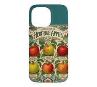 Carcasa para iPhone 14 Pro MAX Tabla de Frutas Heritage Apples Vintage Orchard
