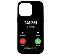 Carcasa para iPhone 14 Pro MAX Taipei está Llamando y Debo IR a Taiwán de Viaje