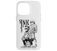 Carcasa para iPhone 14 Pro MAX Tatuaje Lincoln Washington Tinta Divertida entintada Hace Bien un Cuerpo