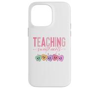 Carcasa para iPhone 14 Pro MAX Teaching Sweethearts Valentine Teacher Teaching Sweet Hearts