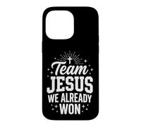 Carcasa para iPhone 14 Pro MAX Team Jesus We Already Won Miembro De La Iglesia
