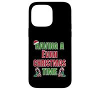 Carcasa para iPhone 14 Pro MAX Tener un Nombre de reunión Familiar Evan Christmas Time