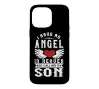 Carcasa para iPhone 14 Pro MAX Tengo un ángel en el Cielo y lo llamo Recuerdo de mi Hijo