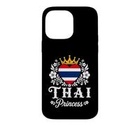 Carcasa para iPhone 14 Pro MAX Thai Princess Thailand Flag Proud Thai Girl