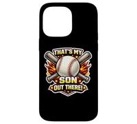 Carcasa para iPhone 14 Pro MAX That's My Son out There Orgulloso Baseball Dad Padre Mamá Mamá