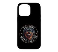 Carcasa para iPhone 14 Pro MAX The Best Rottie Dad Ever Rottweiler Father Vintage Dog Lover