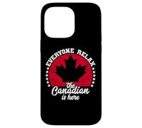 Carcasa para iPhone 14 Pro MAX The Canadian Is Here Canada Flag Vintage Symbol Home Pride
