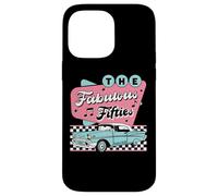 Carcasa para iPhone 14 Pro MAX The Fifties 1950s Car Music Checkerboard Rockabilly Sock Hop
