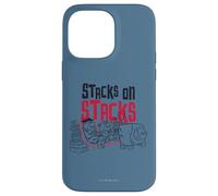 Carcasa para iPhone 14 Pro MAX The Flintstones Fred Barney Stacks on Stacks