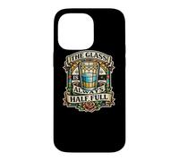 Carcasa para iPhone 14 Pro MAX The Glass Always Half Full de vitrales y atrapasoles