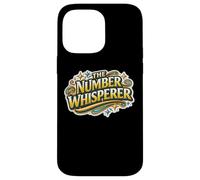 Carcasa para iPhone 14 Pro MAX The Number Whisperer Funny Contable Contador Contador CPA Broma