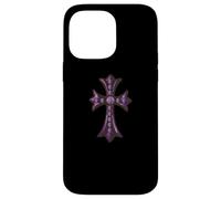Carcasa para iPhone 14 Pro MAX The Pave Diamonds Amethyst Cross