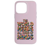Carcasa para iPhone 14 Pro MAX The World Needs All Kinds of Minds Puzzle Autism Awareness