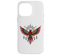 Carcasa para iPhone 14 Pro MAX Thunderbird Native American Tribal Art Niños Nativos para Niños
