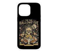 Carcasa para iPhone 14 Pro MAX Tis The Hallows' Eve Witchy Skull Cat Oculto Halloween