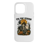 Carcasa para iPhone 14 Pro MAX Tis The Season Halloween Skeleton Ghost Vibes Men Women