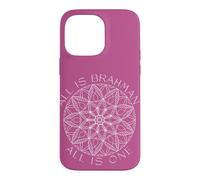 Carcasa para iPhone 14 Pro MAX Todo es Brahman, Todo es uno, Yoga, Unicidad, Mandala Art