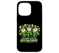 Carcasa para iPhone 14 Pro MAX Todos en el Pub Gettin Tipsy St Patricks Day Gnomos
