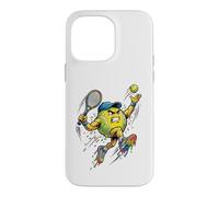 Carcasa para iPhone 14 Pro MAX Top Spin Tennis Ball Ice Cream Drip Rainbow Racket Colorful
