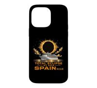 Carcasa para iPhone 14 Pro MAX Total Solar Eclipse Spain Sea 12 August 2026 Men Women Kids