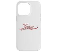 Carcasa para iPhone 14 Pro MAX Troy New York Michigan Vintage Varsity Distressed Throwback