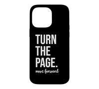 Carcasa para iPhone 14 Pro MAX Turn The Page Book Lover Just One More Chapter Move Forward