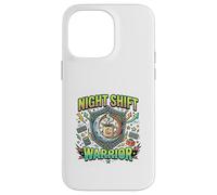 Carcasa para iPhone 14 Pro MAX Turno Nocturno Guerrero Café Energía Mentalidad