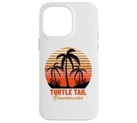 Carcasa para iPhone 14 Pro MAX Turtle Tail Beach, Providenciales, Turcas y Caicos