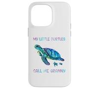 Carcasa para iPhone 14 Pro MAX Turtle Watercolor Sea Ocean My Turtles Call Me Granny