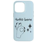 Carcasa para iPhone 14 Pro MAX Tutto Bene - Cita del Gesto de la Mano Italiana Italia