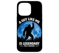 Carcasa para iPhone 14 Pro MAX Un Chico como yo es Legendario por una razón Bigfoot Rock On