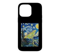 Carcasa para iPhone 14 Pro MAX Van Gogh Noche Estrellada Luna Polilla Pintura Arte