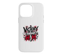 Carcasa para iPhone 14 Pro MAX Victoria a través de él Cruz Guerrera Cristiana