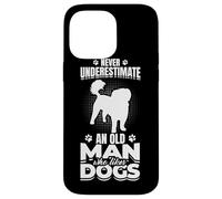 Carcasa para iPhone 14 Pro MAX Viejo al Que le Gustan los Perros Día del Padre