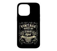 Carcasa para iPhone 14 Pro MAX Vintage 1960 Made Or Born In 1960 Original Parts Birthday