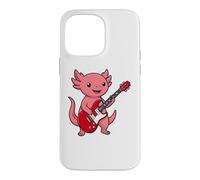 Carcasa para iPhone 14 Pro MAX Vintage Axolotl Punk Music Playing Guitar